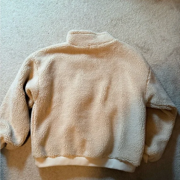 THE BAR | GIGI DRAWSTRING SWEATSHIRT NUDE/GREY - Picture 4 of 4